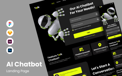 Talk - Página inicial do AI Chatbot V2
