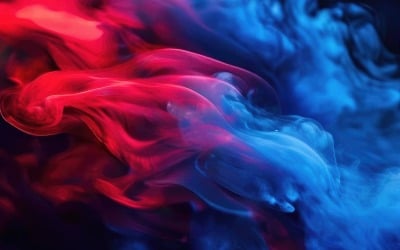 Conception de fond de papier peint de fumée dégradé de couleur bleu foncé et rose v5