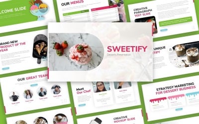 Modello di presentazione Sweetify