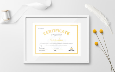 Certifikát – šablona víceúčelového certifikátu
