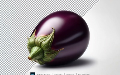 Brinjal färska grönsaker Transparent bakgrund 04