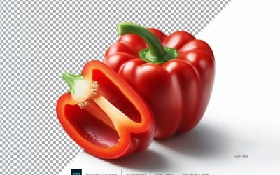 Capsicum färska grönsaker Transparent bakgrund 02