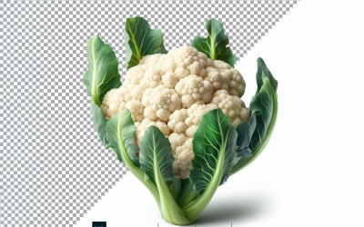 Blomkål färsk grönsak Transparent bakgrund 04