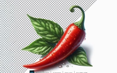 Chilli Fresh Vegetable Transparent background 03