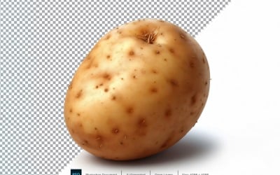 Aardappel Verse Groente Transparante achtergrond 01
