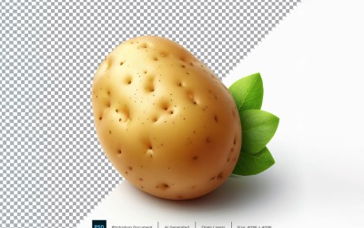 Aardappel Verse Groente Transparante achtergrond 04