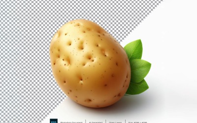 Potatis färska grönsaker Transparent bakgrund 04