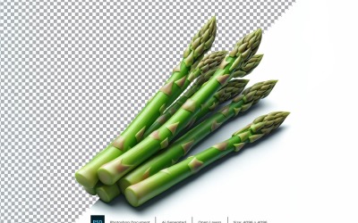Szparagi świeże warzywa przezroczyste tło 01