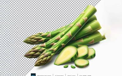 Asparagus Fresh Vegetable Transparent background 03