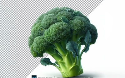 Broccoli färska grönsaker Transparent bakgrund 07