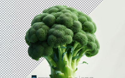 Broccoli färska grönsaker Transparent bakgrund 08