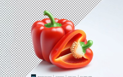 Capsicum färska grönsaker Transparent bakgrund 09