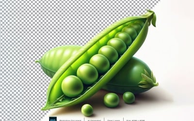 Zelené fazole čerstvá zelenina průhledné pozadí 10