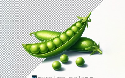 Peas Fresh Vegetable Transparent background 01