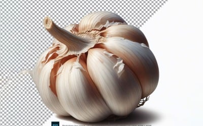 Vitlök färska grönsaker Transparent bakgrund 01