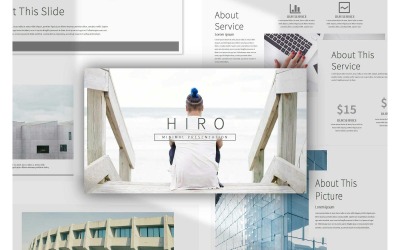 Hiro Minimális PowerPoint bemutatósablon