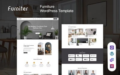 Furniter - 家具制造和室内装饰 WordPress Elementor 主题
