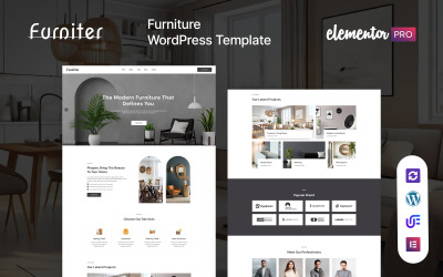 Furniter - Tema WordPress per la produzione di mobili e l&amp;#39;arredamento d&amp;#39;interni