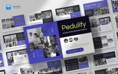 Pedulify – шаблон доповіді некомерційної організації