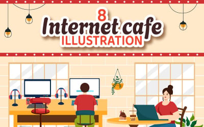 8 Ілюстрація інтернет-кафе