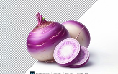 Rübe, frisches Gemüse, transparenter Hintergrund 06