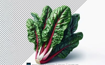 Mangold, frisches Gemüse, transparenter Hintergrund 02
