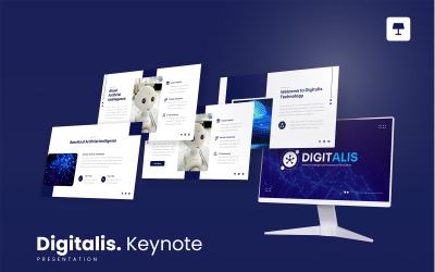 Digitalis – AI Keynote-sjabloon