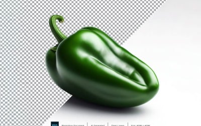 Grön chili Färsk grönsak Transparent bakgrund 07