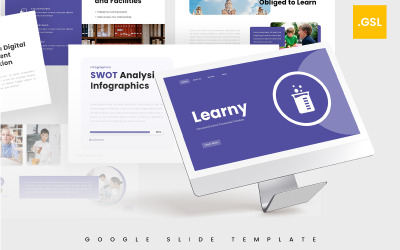 Learny – освітній шаблон Google Slides