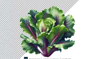 Sallad Färska grönsaker Transparent bakgrund 06