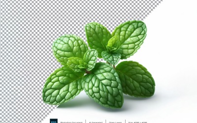 Mint färska grönsaker Transparent bakgrund 04