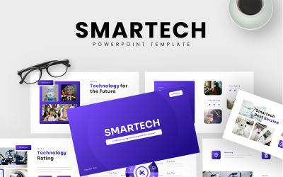 Smartech – штучний інтелект шаблон PowerPoint