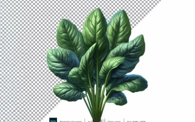 sorrel Färsk grönsak Transparent bakgrund 02
