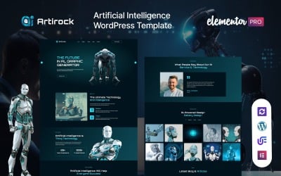 Artirock — тема WordPress, посвященная искусственному интеллекту и технологиям
