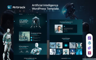 Artirock – WordPress-Theme für künstliche Intelligenz und Technologie