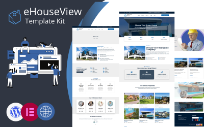 eHouseView - Kit modello Elementor immobiliare
