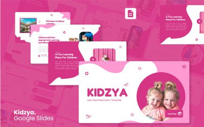 Kidzya – Kids Academy Google Slides sablon