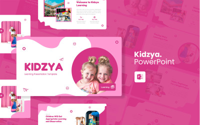 Kidzya - Kids Academy PowerPoint-sjabloon