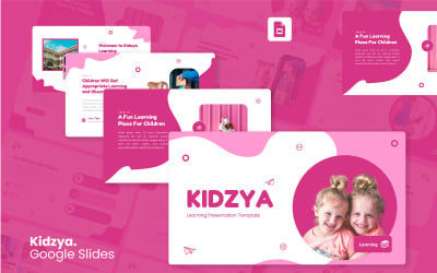 Kidzya - Plantilla de diapositivas de Google para la Academia Infantil