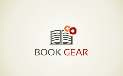 Logotyp i form av en bok för hemsida och applikation