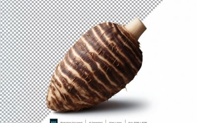 Taro Roots Fresh Vegetable Transparent background 03