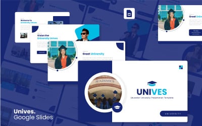 Unives - Onderwijs Universiteit Google Slides-sjabloon