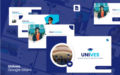 Unives – освітній університет Google Slides Template