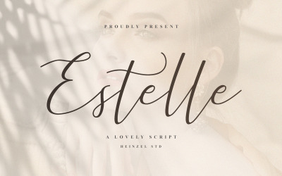 Carattere di script adorabile di Estelle