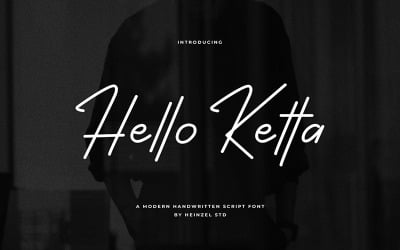 Ciao Ketta carattere scritto a mano