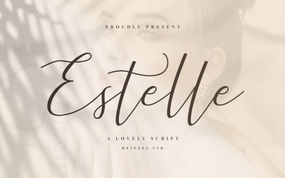 Estelle Lovely Script Schriftart