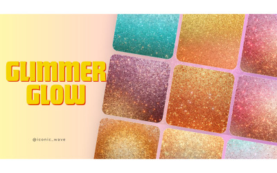 GlimmerGlow 15 Glitter Texture Paper Backgrounds