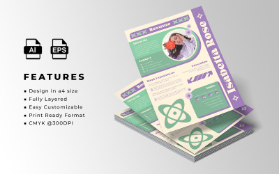 Resume and CV Template Design 020