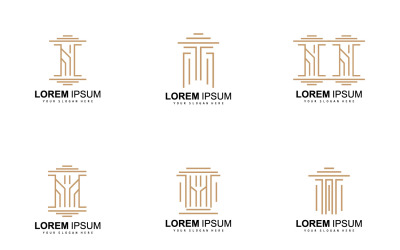 Pillar Logo Law Design Building ConstructionV2
