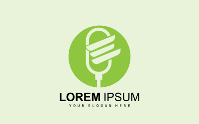 Radio Podcast Logo Microfoon IllustratieV10